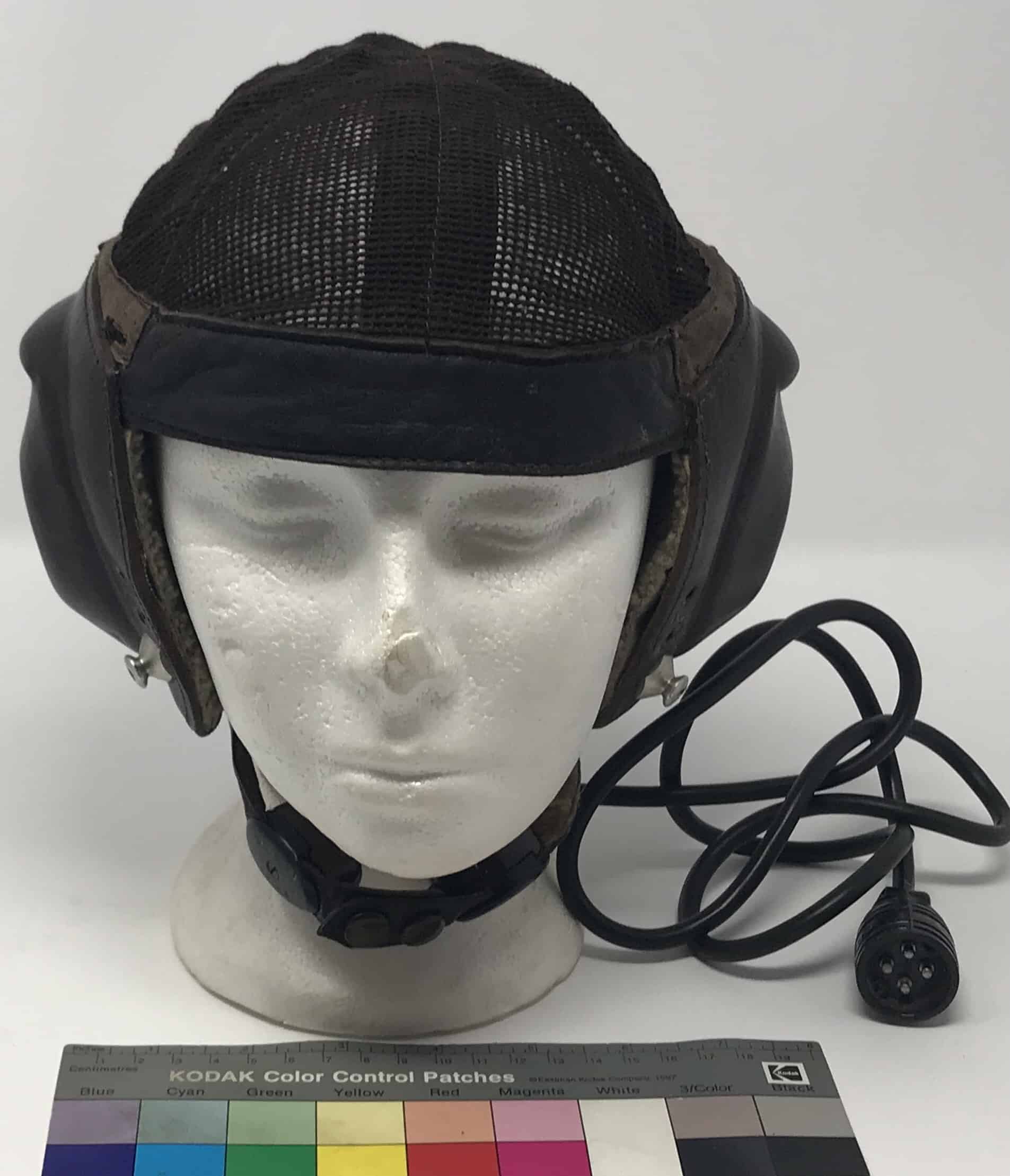 OUTSTANDING COMPLEATE WWII German Luftwaffe “LKpW10 SUMMER FLIGHT HELMET. (Netzkopfhaube LKp N 101 mit FT-Gerät) With Radio Headphones And Throat Mics. Certified | Gettysburg Museum Of History OUTSTANDING COMPLEATE WWII German Luftwaffe “LKpW10 SUMMER FLIGHT HELMET. (Netzkopfhaube LKp N 101 mit FT-Gerät) With Radio Headphones And Throat Mics. Certified | Gettysburg Museum Of History