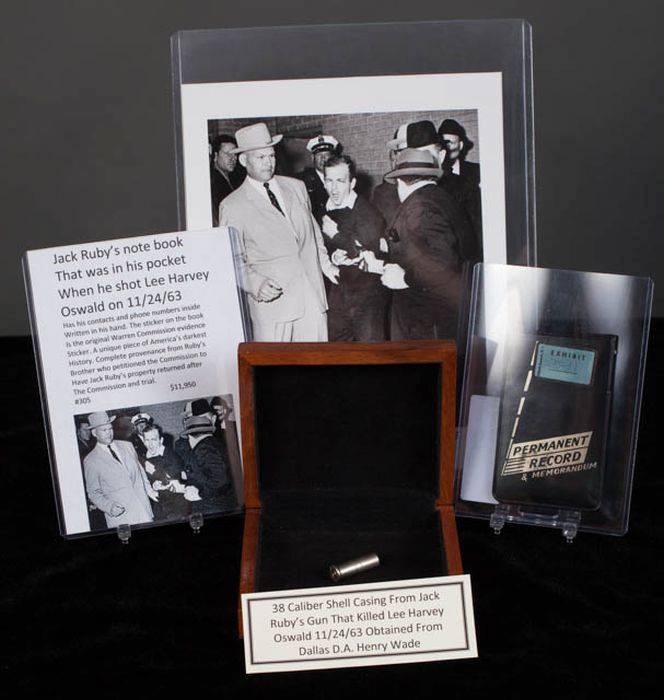 Shell Casing from Jack Ruby's Gun that Killed Lee Harvey Oswald