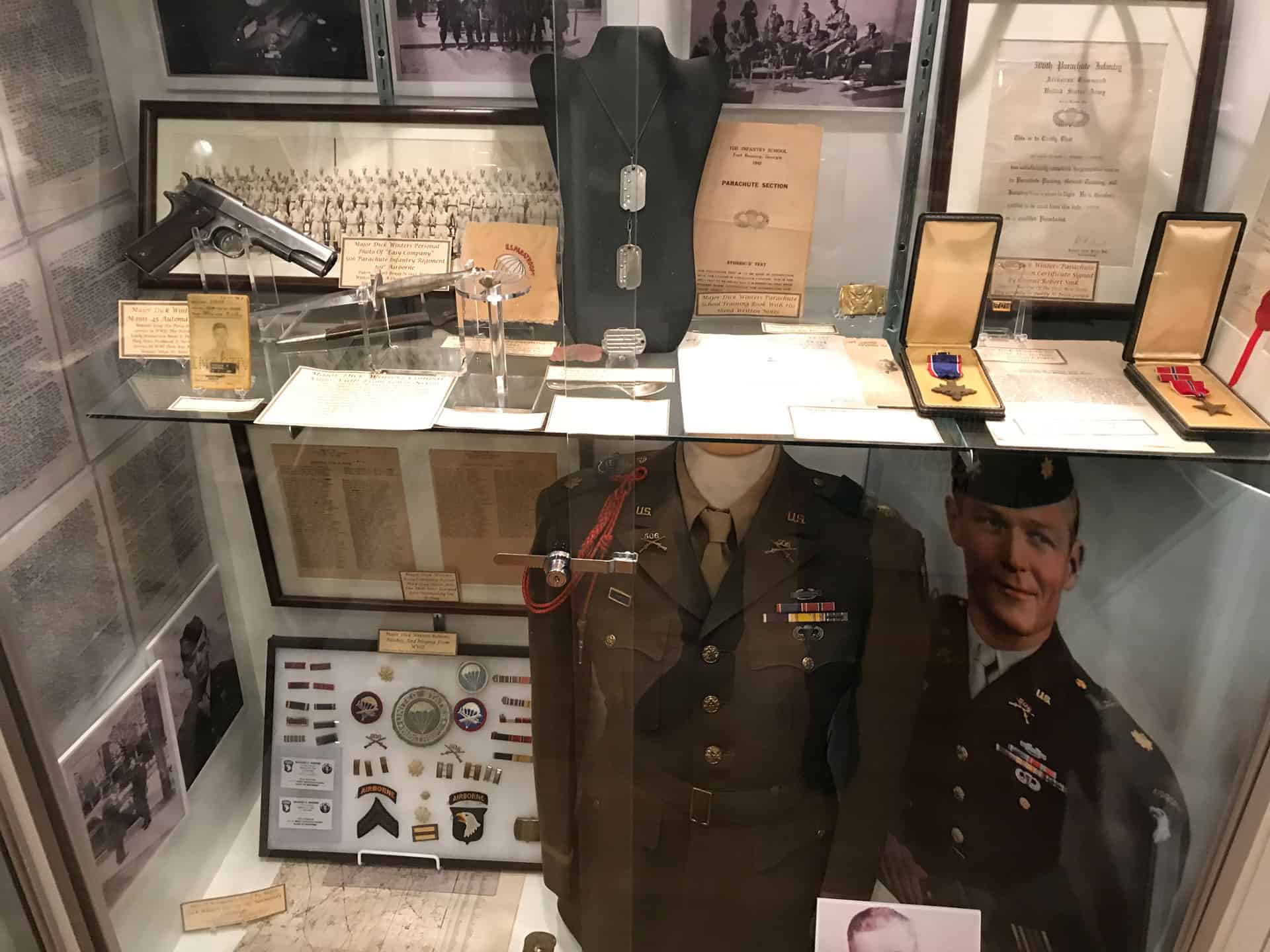 Dick Winters Memorabilia And Artifacts At Gettysburg Museum Of History Dick Winters Memorabilia And Artifacts At Gettysburg Museum Of History