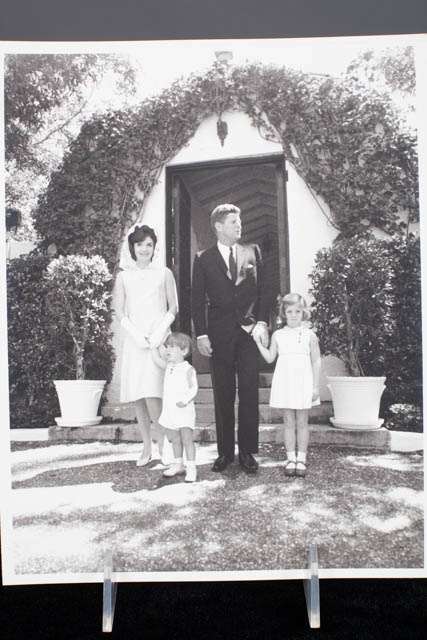 JFK Family Photograph, Easter 1963, Black and White