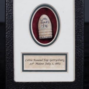 Authentic Gettysburg Battlefield Little Roundtop Bullet from the Area Of20th Maine Volunteers, July 2, 1863