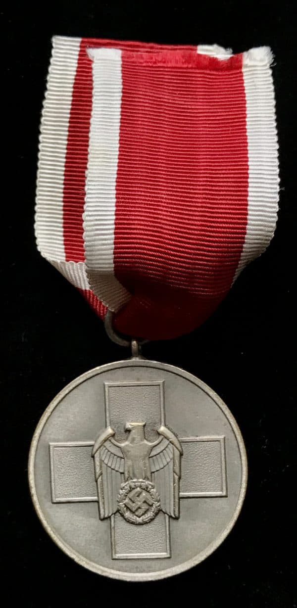 Original WWII German Social Welfare (Red Cross) Medal Brought Home By A U.S. Veteran Certified