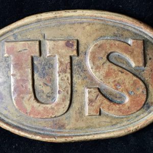 Original Outstanding Civil War Non-Excavated U.S. Belt Plate (Buckle) Certified By The Gettysburg Museum Of History