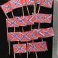 20x Vintage Antique Small Confederate Flags