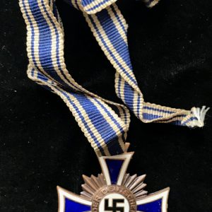 Original German Motherâ€™s Cross Ehrenkreuz der Deutschen Mutter In Bronze Certified