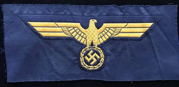 Original WWII German Kriegsmarine (Navy) Breast Eagle Brought Home By A U.S. Solider Certified