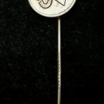 Original WWII German NSV MEMBERâ€™S STICK PIN. (NSV Mitglied Aufschlagnadel) Certified