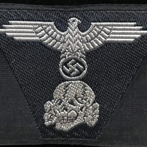 Original WWII German Panzer SS Cap Skull And Eagle From Dachau Certified By The Gettysburg Museum Of History