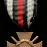 Original WWI German Combat Cross Of Honor 1914-1918 With Ribbon Certified By The Gettysburg Museum Of History