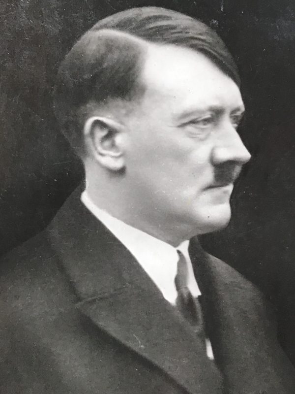 RARE Adolf Hitler Photo Postcard Circa 1930â€™s By Certified By The Gettysburg Museum Of History