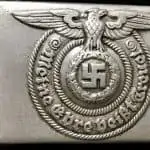 OUTSTANDING RARE Original WWII German Allgemeine And Waffen SS Belt Buckle Certified
