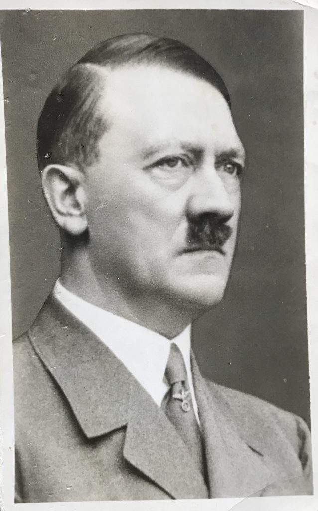 RARE Adolf Hitler Photo Postcard Circa 1930’S By Certified By The Gettysburg Museum Of History