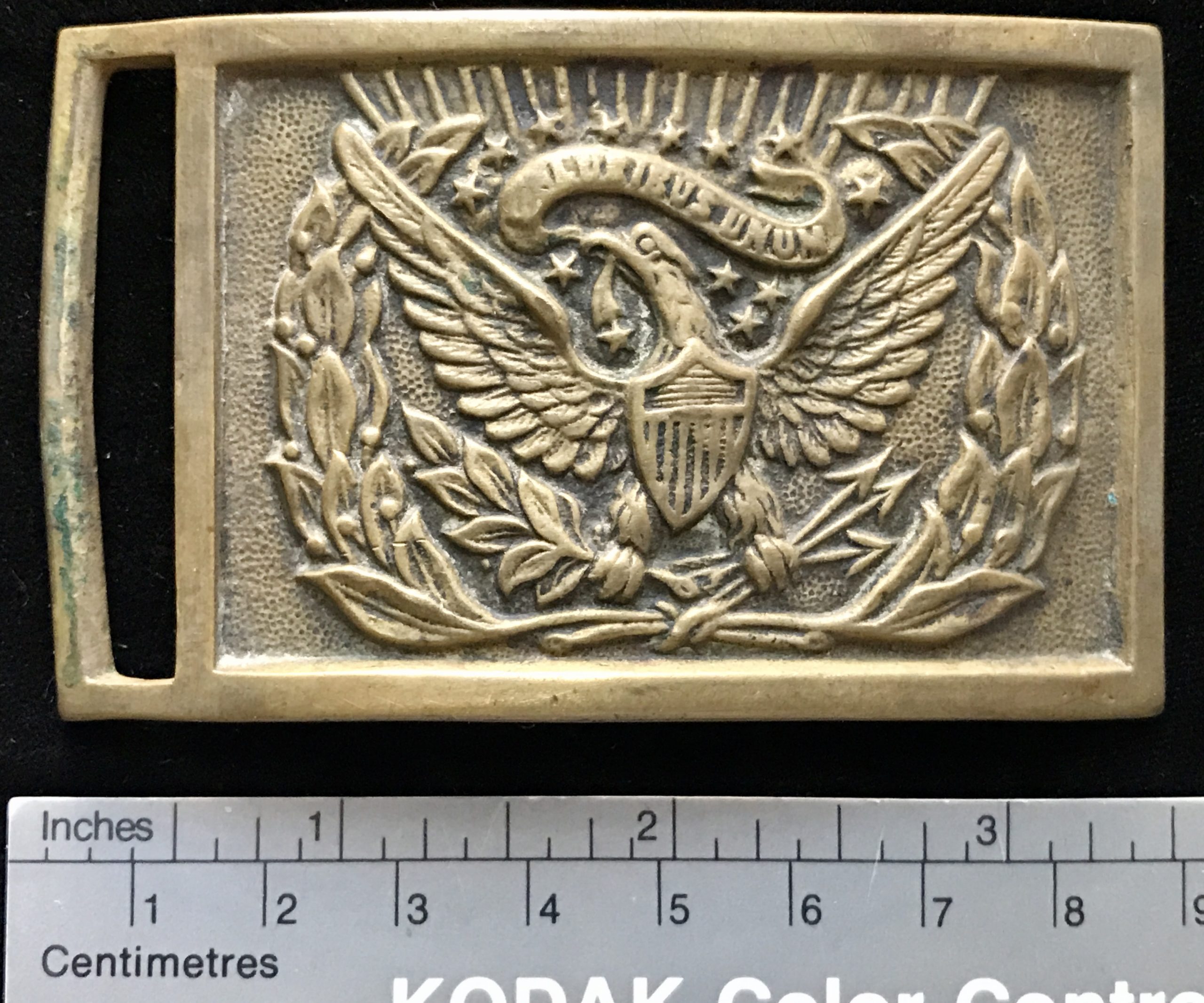 Civil War Union Officer's Eagle Sword Belt Plate