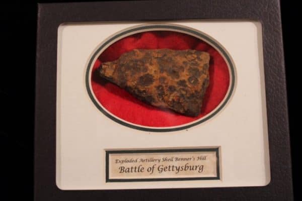 Authentic Artillery Shell Piece Recovered On Benner's Hill Gettysburg