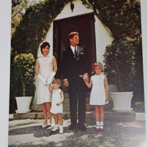 Original JFK Easter 1963 White House Response Photo From JFK's Files
