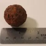 Original Medium Canister (Cannon Ball) From The Gettysburg Battlefield