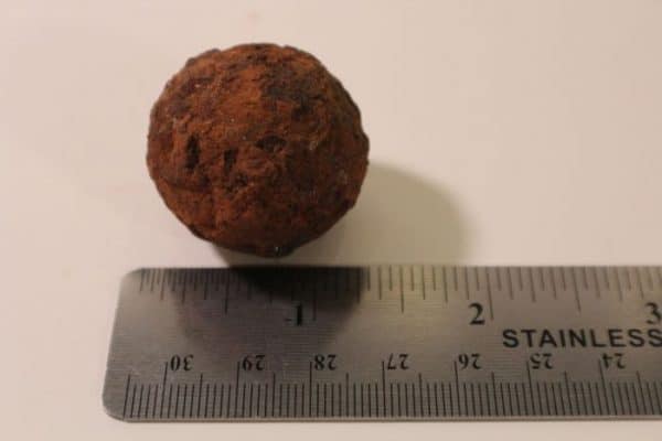 Original Medium Canister (Cannon Ball) From The Gettysburg Battlefield