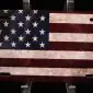 American Flag License Plate