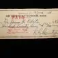 General Lemnitzer's Hand Signed Check COTJCOS JFK