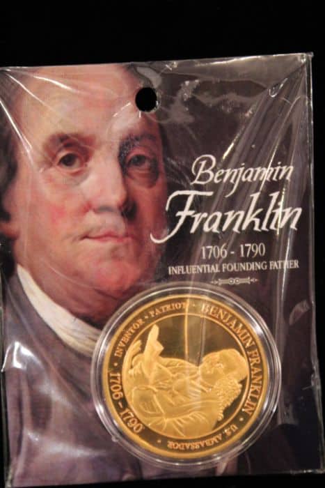 Benjamin Franklin Collector Coin