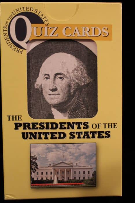 The Presidents of the United States Quiz Cards
