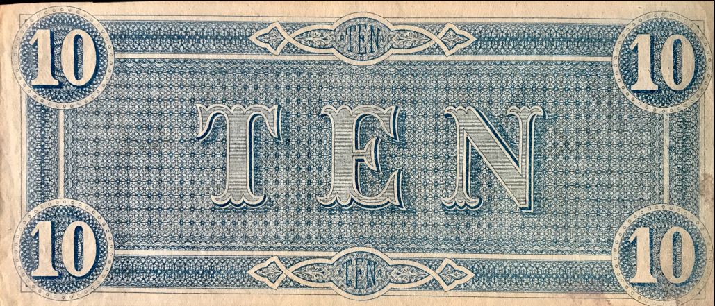 L49 February 2016 Collectorama Souvenir Card 1861 $10.00 Confederate T-26 