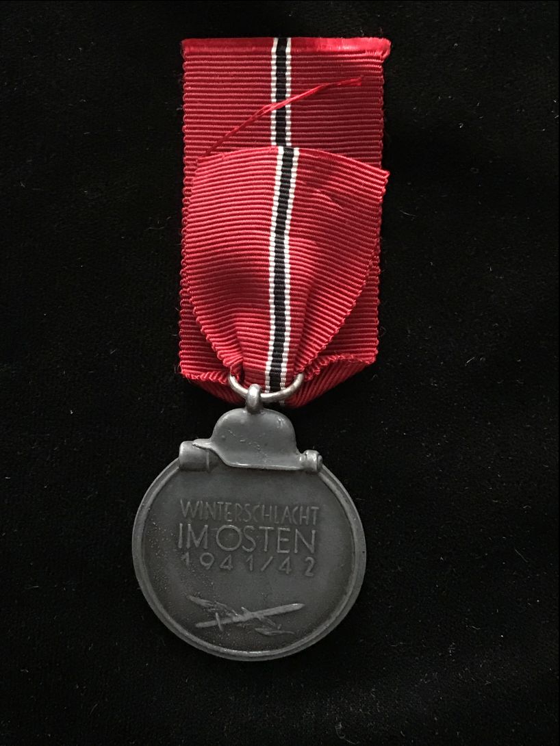 Certified Front | Medal: Original Veteran German Russian Acquired U.S. WWII