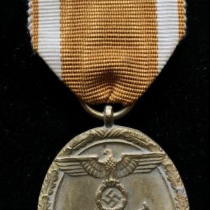 Original WWII German West Wall Medal (Deutsches Schutzwall-Ehrenzeichen) Certified