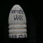 Authentic Civil War Bullet Recovered At Cemetery Hill Gettysburg Battlefield