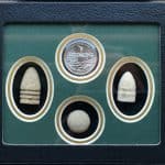 Battle of Gettysburg Commemorative Coin Framed With Authentic Civil War Bullets In Collectors Glass Case