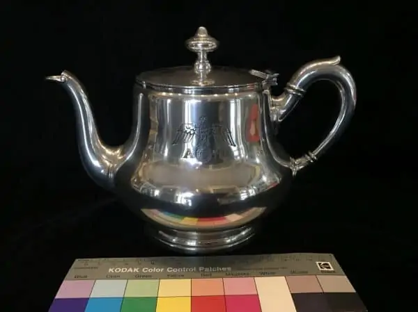 Adolf Hitler's Personal Formal Pattern Silver Tea Pot By Wellner Recovered By A U.S. Veteran Certified By The Gettysburg Museum Of History