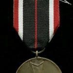 Original WWII Bronze German War Merit Medal 2nd Class With Ribbon Certified By The Gettysburg Museum Of History