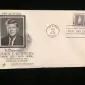 President John F. Kennedy Memorial â€œEngravedâ€ First Day Cover Stamped Boston 5/29/64