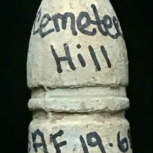 Authentic Civil War Confederate Bullet Recovered At Cemetery Hill Gettysburg Battlefield