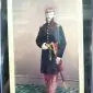 Exquisite Hand Tinted Civil War Signed Zouave CDV (Photograph) And Hand Drawn Art 165th New York