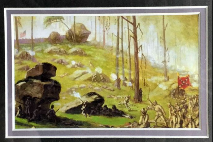 Authentic Gettysburg Bullet Displays for Sale Featuring Culps Hill Relics