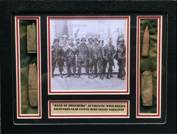 Sainte Mere Eglise WW2 Recovered Relics from D-Day Battlefield