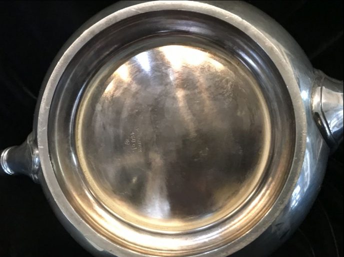 Silver Tea Kettle with No Markings - Historical WWII Relic