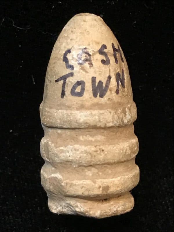 Original Confederate Ringtail Sharps Bullet Recovered Cashtown (Gettysburg Campaign)