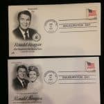 2 Different President Ronald Reagan Inaugural Date Stamped Event Covers 1/20/81