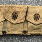 Original WWII U.S. Rifle Belt Maker Marked Dated January 1942 Excellent Early Example M-1 Garand Certified