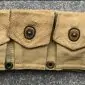 Original WWII U.S. Rifle Belt Maker Marked Dated January 1942 Excellent Early Example M-1 Garand Certified