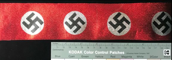 Original WWII Period NSDAP (Nazi) Party Decorative Roll Of Swastikas For Christmas