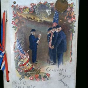 Amazing Gettysburg 1913 Veteran Scrapbook With Medals 102 Ohio Charles Otto Smith