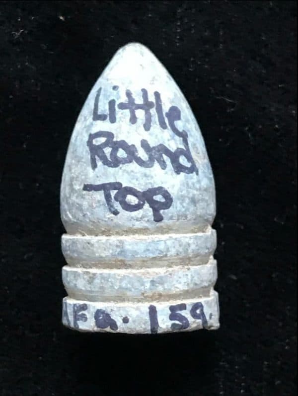 Authentic Civil War Bullet Recovered At Little Round Top Gettysburg Battlefield (20th Maine Area)