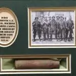 Original WWII Relic Recovered Near Brecourt Manor Normandy D-Day Easy Company Band Of Brothers In Collectors Glass Case