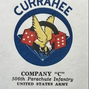 Authentic WWII Period Sheet Of 506 Parachute Infantry Regiment 101st Airborne Writing Paper