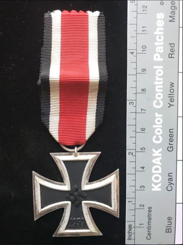 Original WWII German Iron Cross Second Class 1939 Medal Brought Home By U.S. Veteran Certified (Copy)