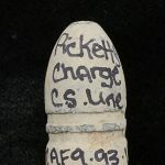 Authentic Confederate 2-Ring Civil War Bullet Recovered At The Confederate Line (Pickettâ€™s Charge Area) Gettysburg