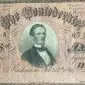 Authentic Civil War Confederate Money, $50.00 Standard Grade Certified By The Gettysburg Museum Of History